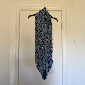 Apt. 9 Purple and Blue Infinity Knit Scarf